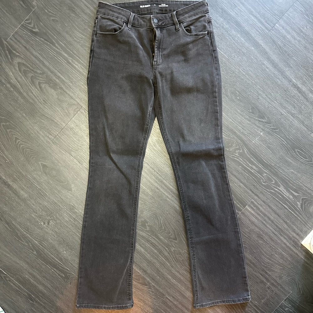Old Navy Charcoal Boot-Cut Jeans